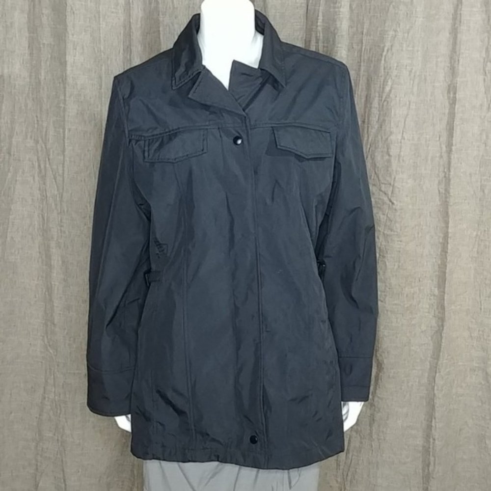 Outdoor Exchange women's rain jacket zip closure size L
